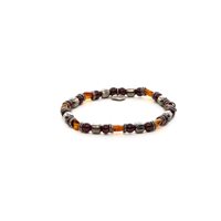 Bracelet Antracite Giubilo in Semiprecious stones Pietre dure BRG08 ROMEO - BRG08 ROMEO